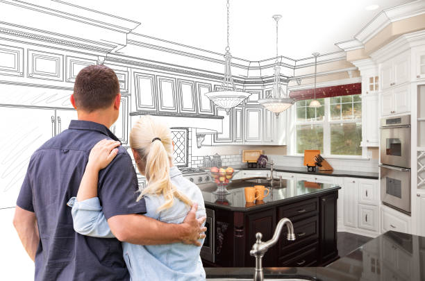 Professional Cabinet Installation technician working in Lake Elmo, MN